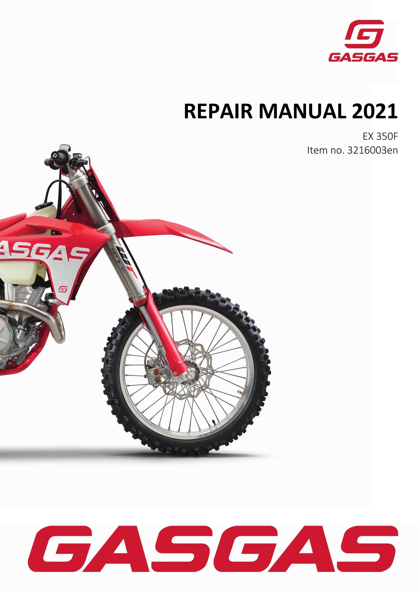 Gasgas 2021 - EX 450F - Workshop Service Repair Manual