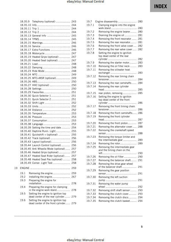 KTM 2020 - 1290 Super Duke GT - Service Workshop Repair Manual