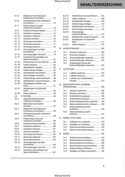 German Language - Husqvarna 2023 - TC 50  Mini - Reparaturanleitung