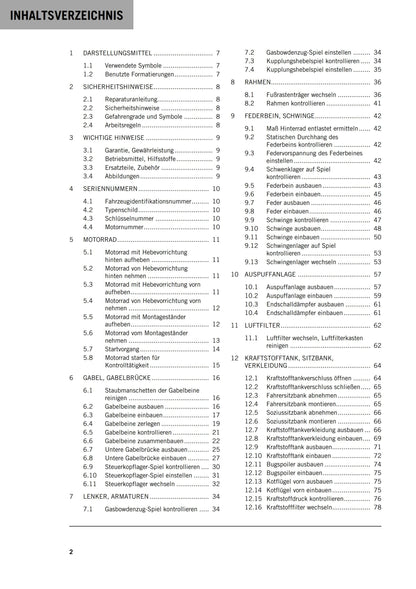 German Language - KTM 2018 - 125 DUKE - Reparaturanleitung - Service Workshop Repair Manual