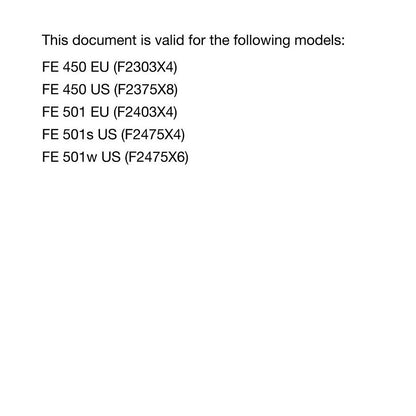 Husqvarna 2024 - FE 450 501 501s 501w - Service Workshop Repair Manual