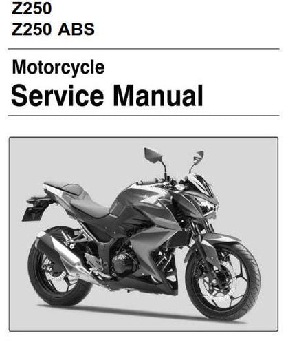 Kawasaki Z250 ABS 2013 2014 2015 - Workshop Service Repair Manual