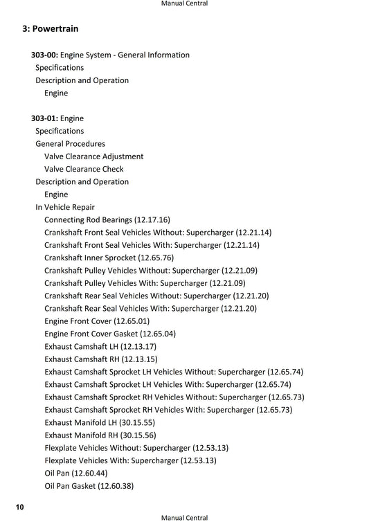 Jaguar XK8 4.0L & Supercharger - 1997 1998 1999 2000 2001 2002 2003 Service Workshop Repair Manual