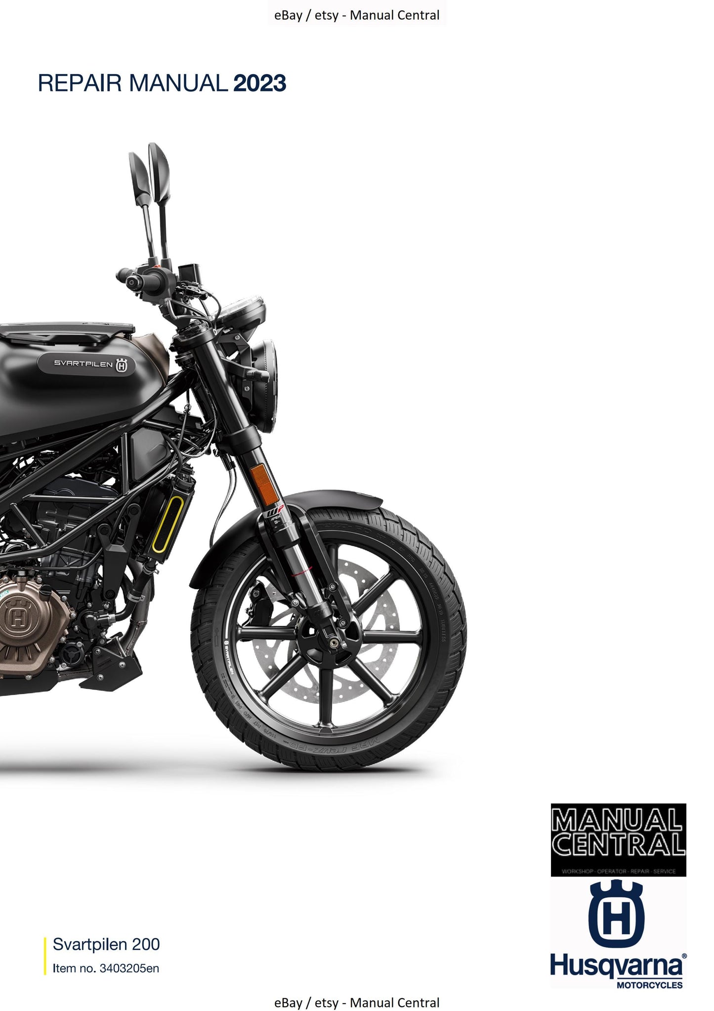 Husqvarna 2023 - Svartpilen 200 - Service Workshop Repair Manual