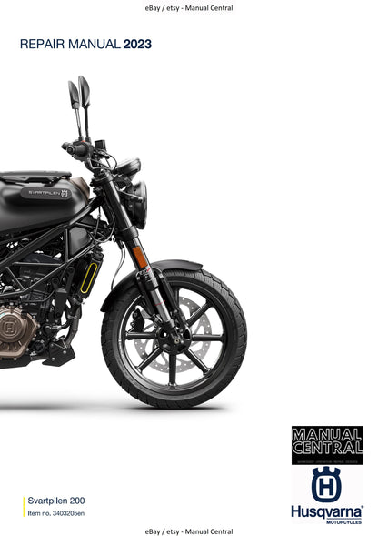Husqvarna 2023 - Svartpilen 200 - Service Workshop Repair Manual