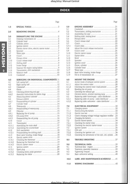 KTM 125 LC2 - Engine Workshop Service Repair Manual - 06/1996 Edtion - English Language Only