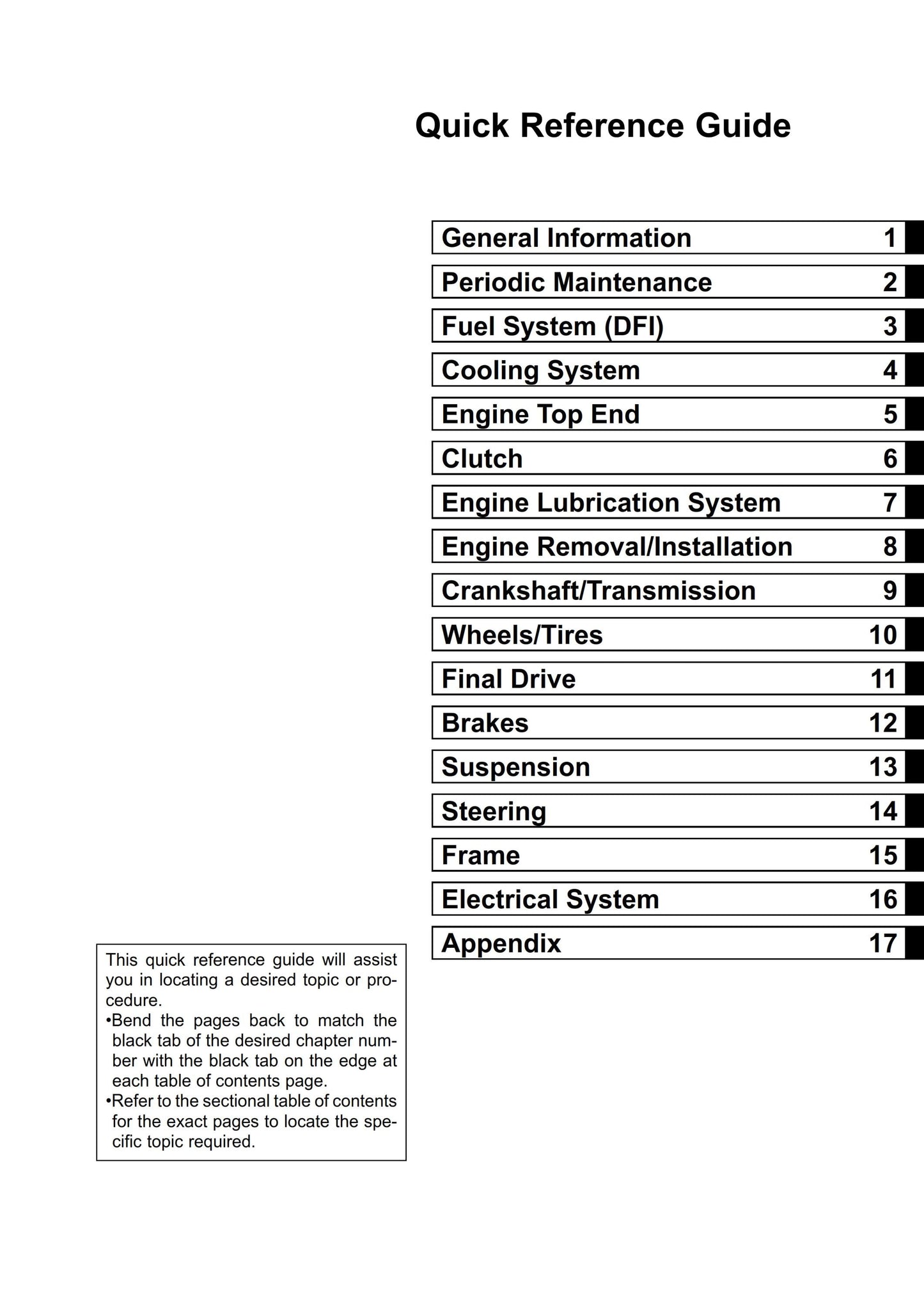 Kawasaki Ninja ZX-10R - 2008 2009 - Workshop Service Repair Manual