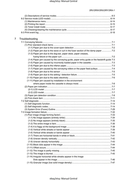 PDF - Kyocera Ecosys P2235dn P2235dw P2040dn P2040dw PF-1100 - Service Workshop Repair Manual - Jan 2017