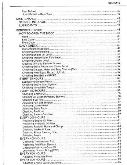 Kubota Tractor - L4400 Operator Manual