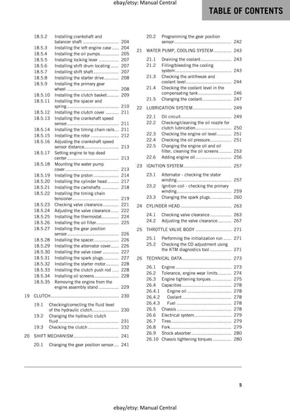 KTM 2018 - 690 Duke - Service Workshop Repair Manual