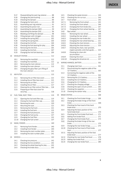 GasGas 2023 - MC EX 350F - Service Workshop Repair Manual