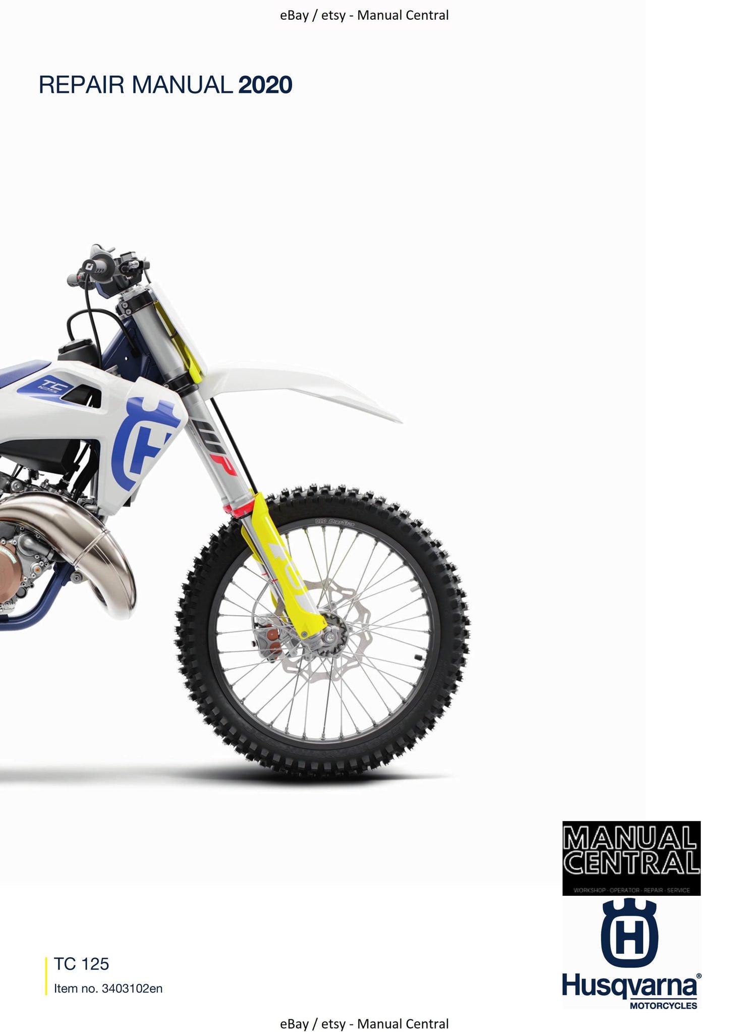 Husqvarna 2020 - TC 125 - Workshop Service Repair Manual