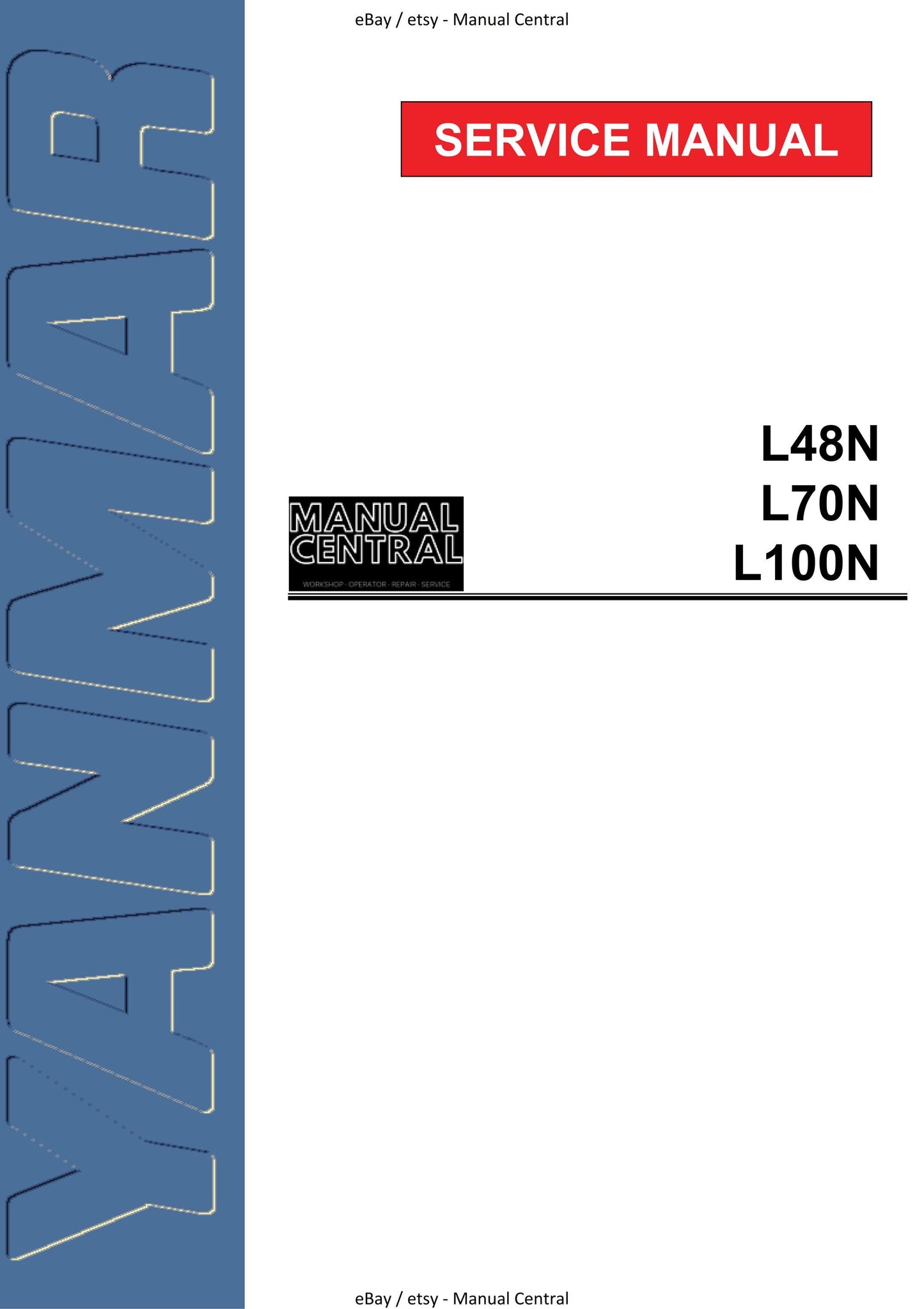 Yanmar Industrial Engines - L48N L70N L100N Service Workshop Repair manual