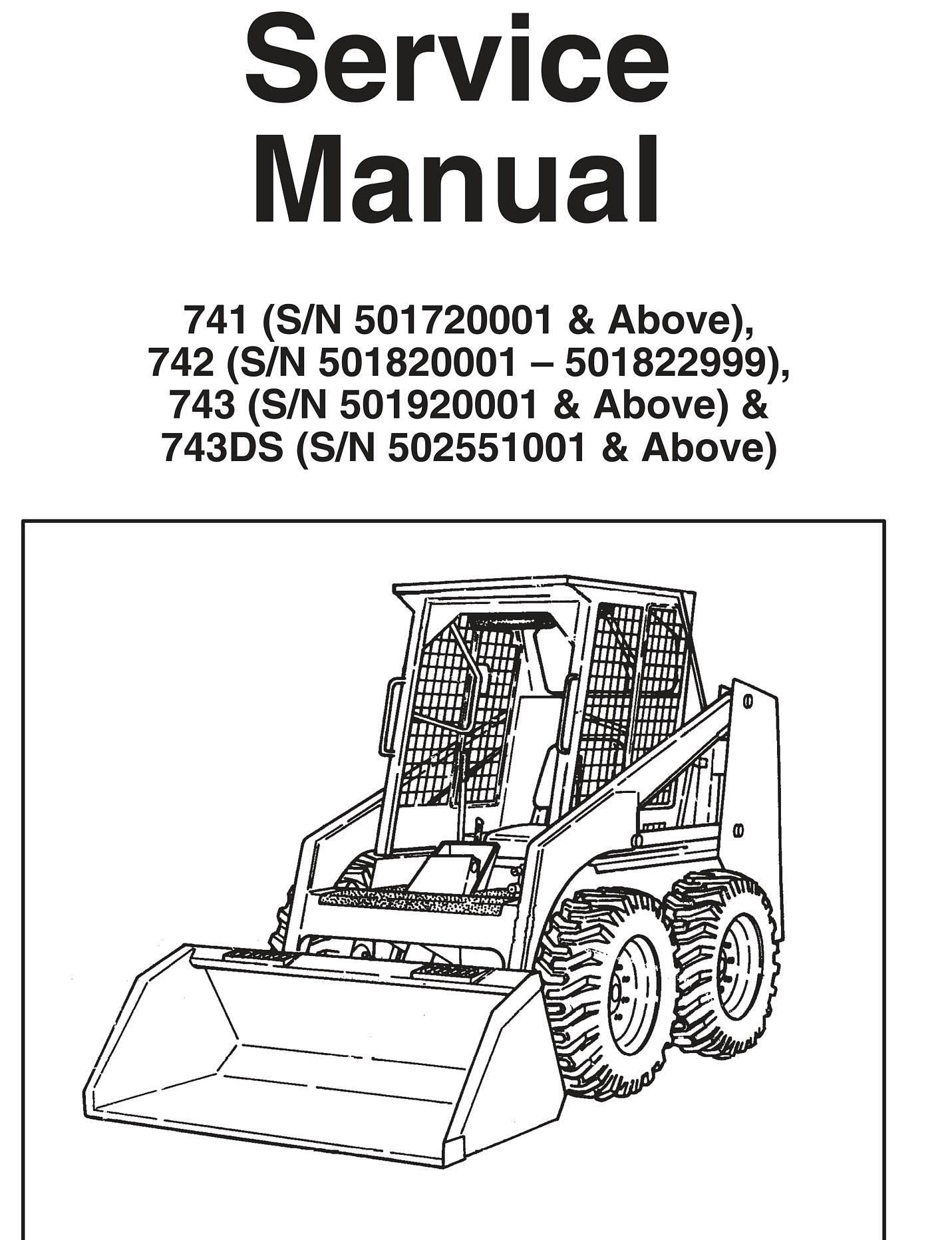 Bobcat - 741 742 743 743DS - Service Workshop Repair Manual