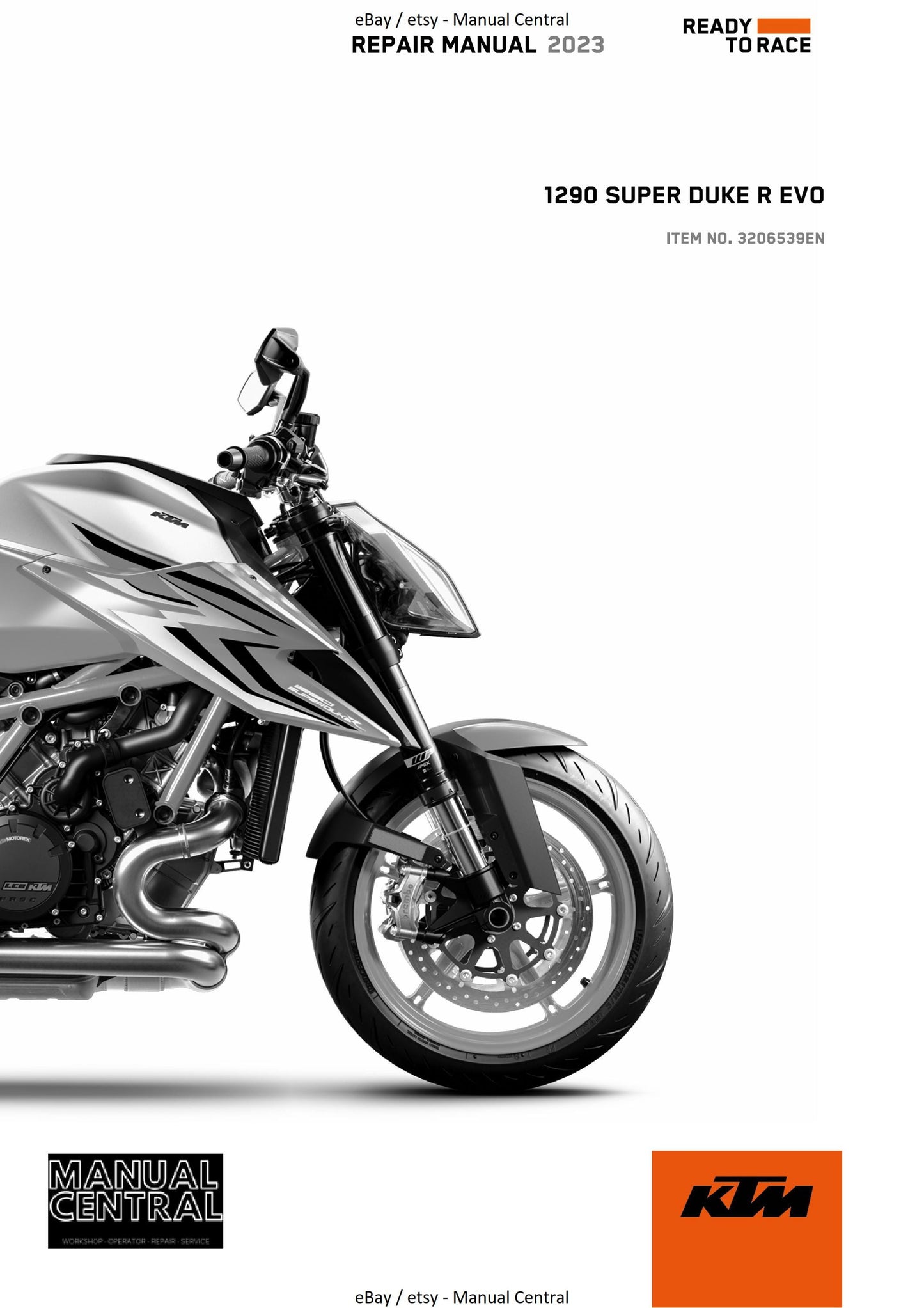 KTM 2023 - 1290 Super Duke R Evo - Service Workshop Repair Manual