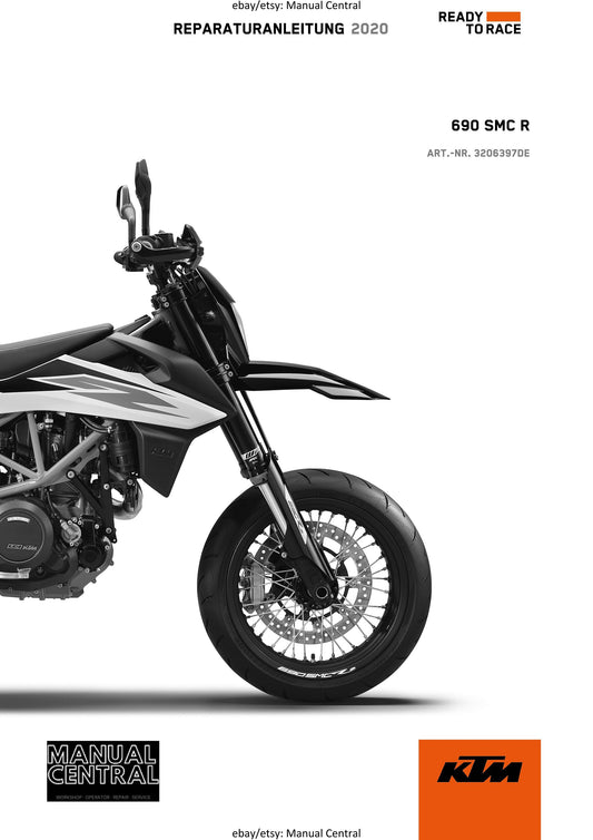 German Language - KTM 2020 - 690 SMC R - Reparaturanleitung - Service Workshop Repair Manual