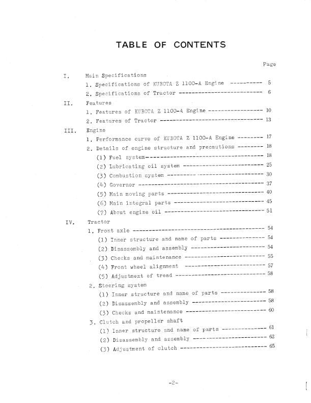 Kubota Tractor - L210 L 210 - Workshop Service Repair Manual