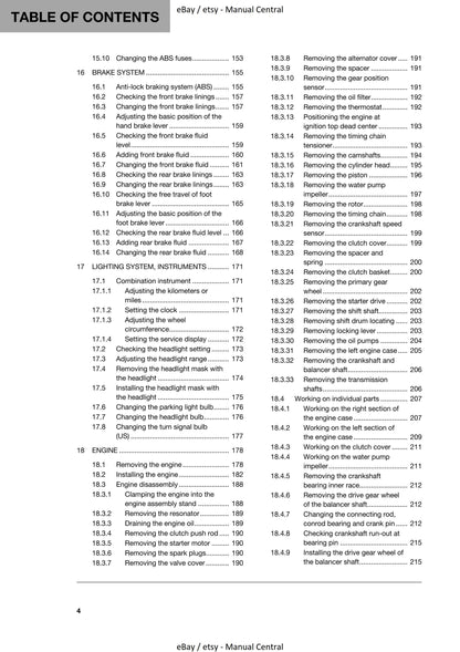 Husqvarna 2019 - 701 Supermoto - Workshop Service Repair Manual