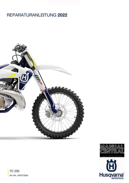German Language - Husqvarna 2022 - TC 250 - Reparaturanleitung