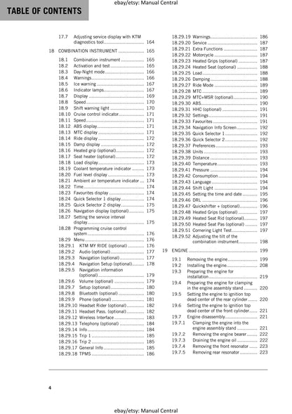 KTM 2017 - 1290 Super Adventure S - Service Workshop Repair Manual