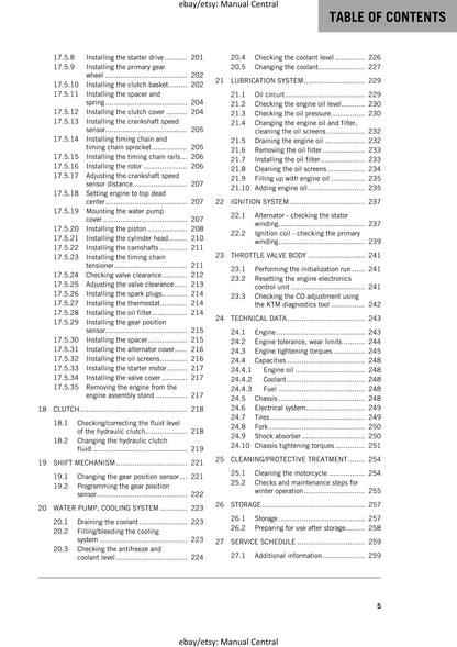 KTM 2018 - 690 Enduro R - Service Workshop Repair Manual
