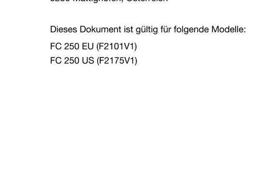 German Language - Husqvarna 2022 - FC 250 - Reparaturanleitung