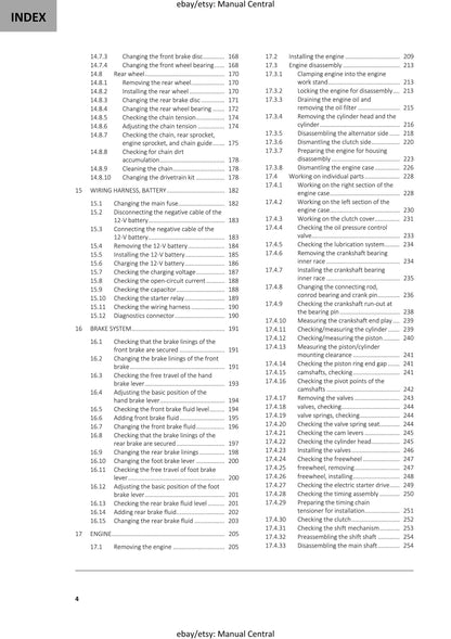 GasGas 2024 - MC 250F EX 250F - Service Workshop Repair Manual