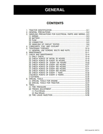 Kubota Tractor - L3130 L3430 L3830 L4630 L5030 - Workshop Service Repair Manual
