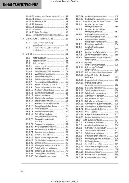 German Language - KTM 2020 - 390 Adventure - Reparaturanleitung - Service Workshop Repair Manual