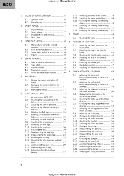 PDF - KTM 2020 - 65 Sx - Service Workshop Repair Manual