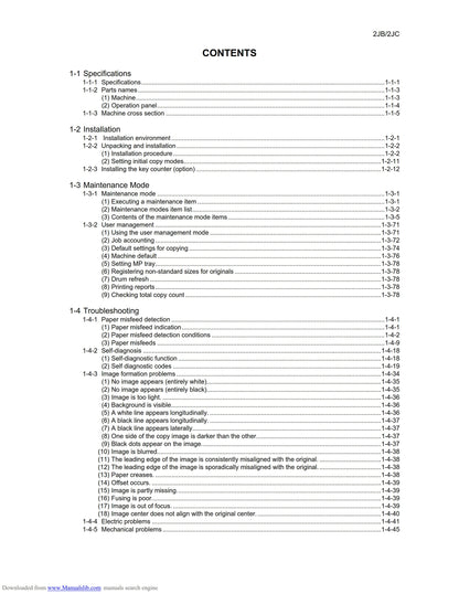 Kyocera KM-2540 KM-3040 - Service Workshop Repair Manual - May 2008