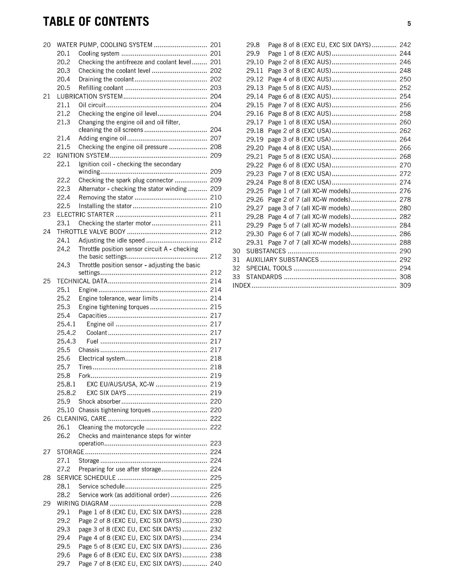 KTM 2013 - 450 500 Exc Six Days Xc-w - Workshop Service Repair Manuals