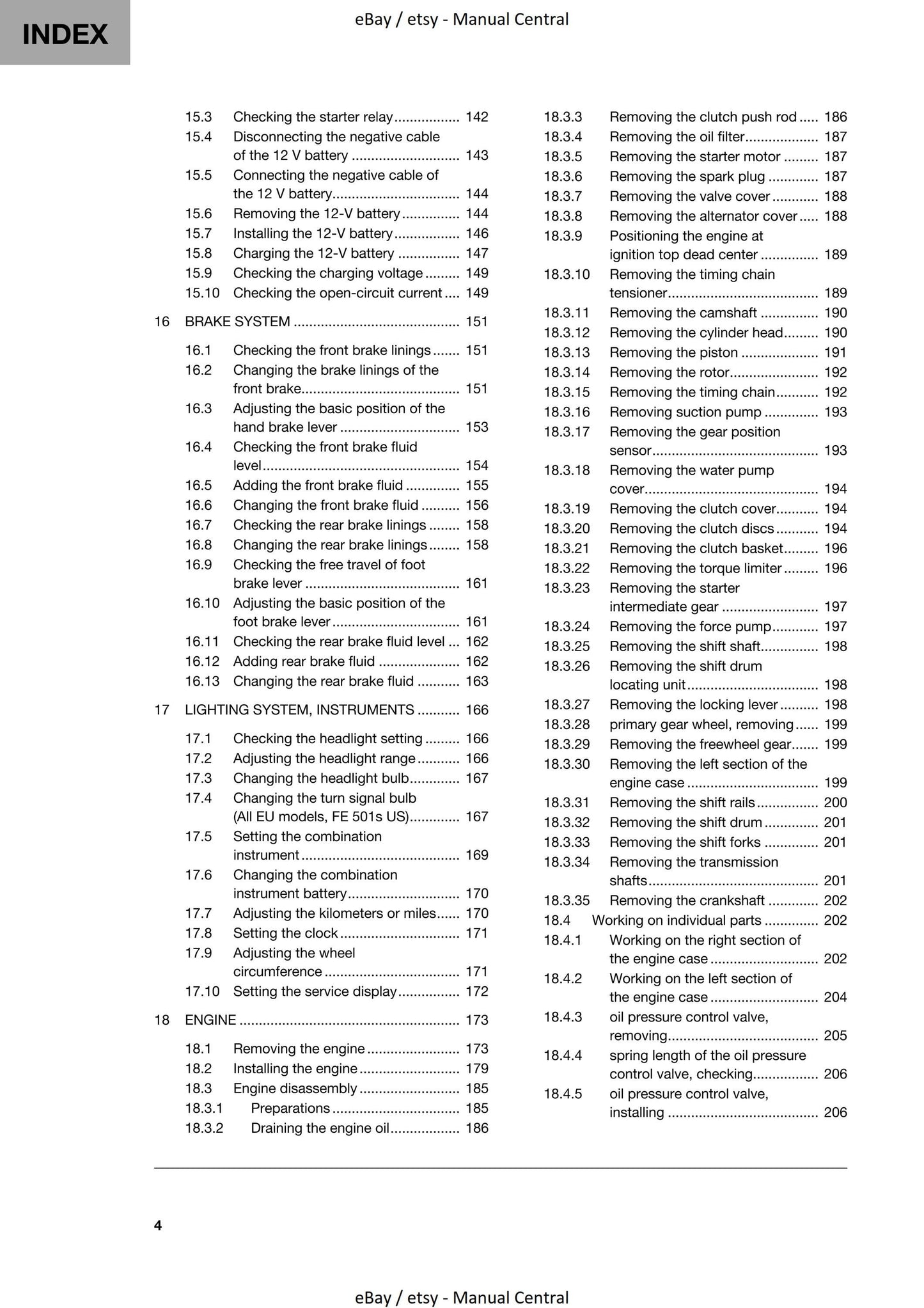 Husqvarna 2020 - FE 450 501 501s - Workshop Service Repair Manual