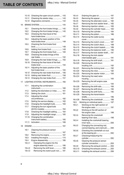 Husqvarna 2019 - TE 250i 300i - Workshop Service Repair Manual