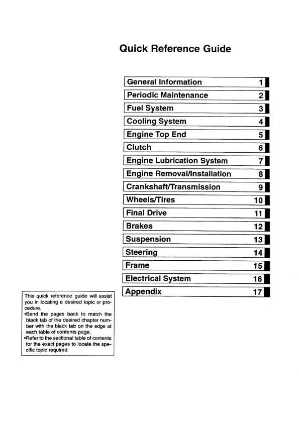 Kawasaki ZZR1200 ZZR 1200 - C1 C2 C3 D1 Workshop Service Repair Manual