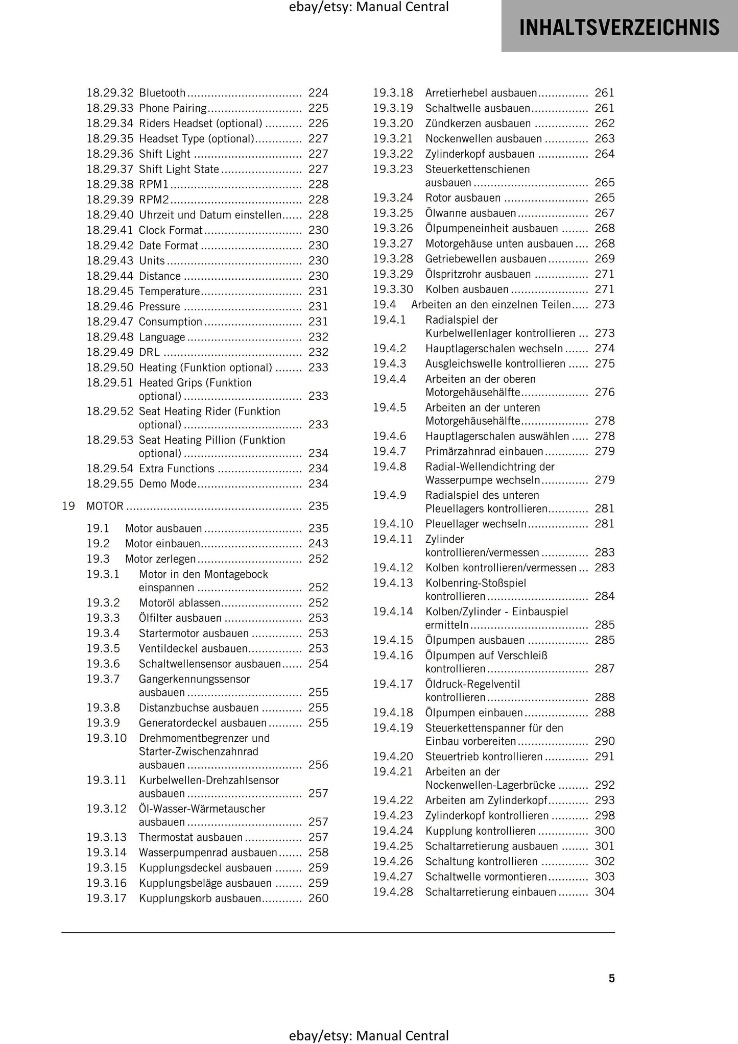 PDF - German Language - KTM 2023 - 890 Adventure - Reparaturanleitung - Service Workshop Repair Manual