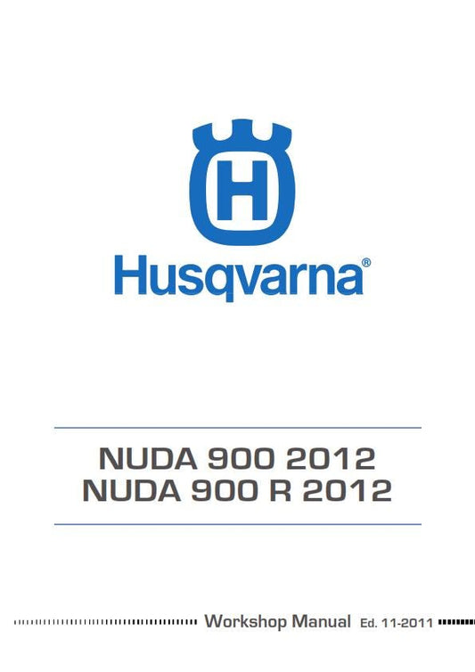 Husqvarna 2012 - NUDA 900 R - Service Workshop Repair Manual