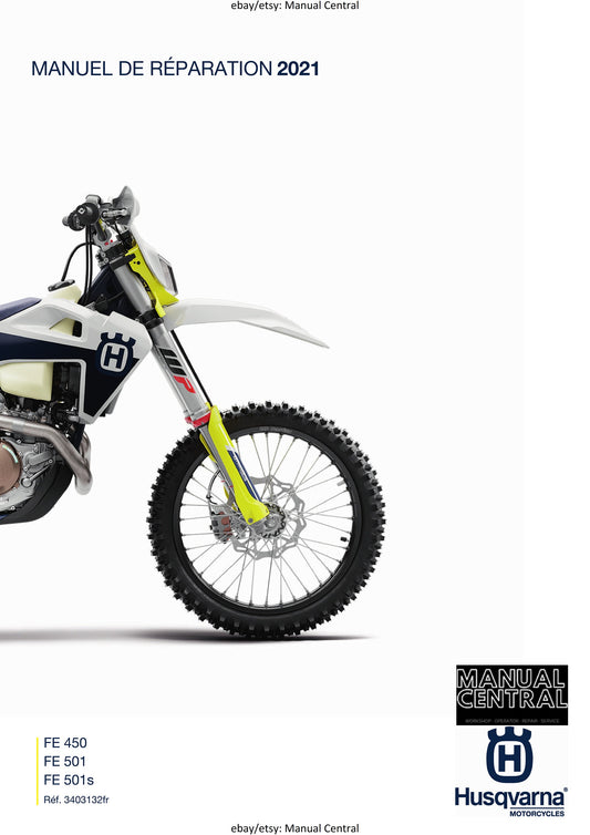 PDF - French Language - Husqvarna 2021 - FE 450 501 501s - Manuel De Reparation