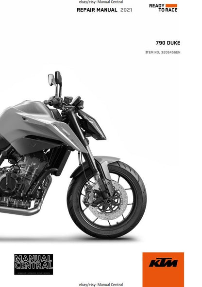 KTM 2021 - 790 Duke - Service Workshop Repair Manual