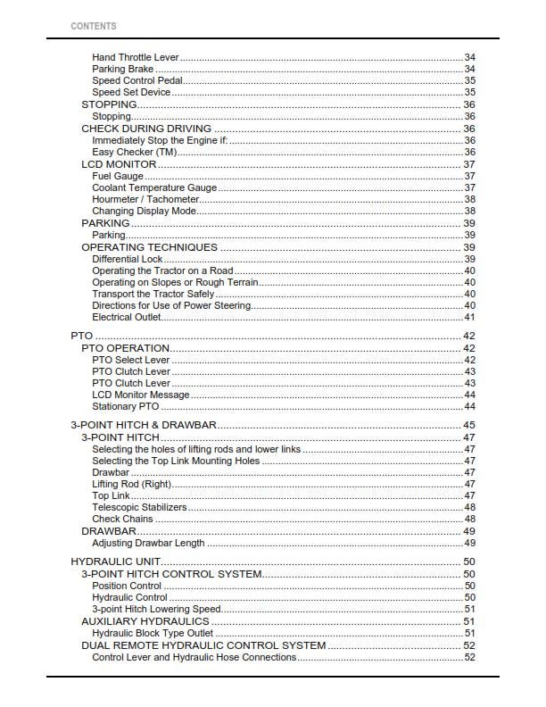 Kubota Tractor - B2650 B3350 B3350SU - Operator Manual