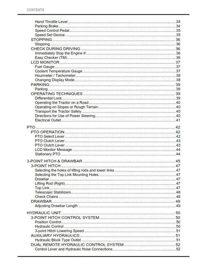 Kubota Tractor - B2650 B3350 B3350SU - Operator Manual
