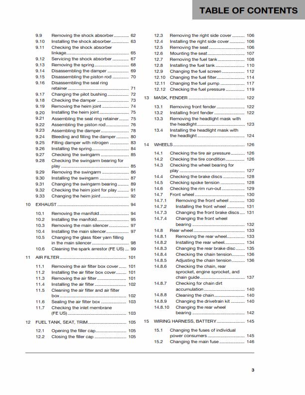 Husqvarna 2018 - FE 450 501 - Workshop Service Repair Manual
