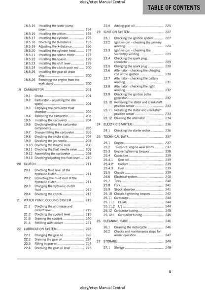 KTM 2016 - Freeride 250 R - Service Workshop Repair Manual