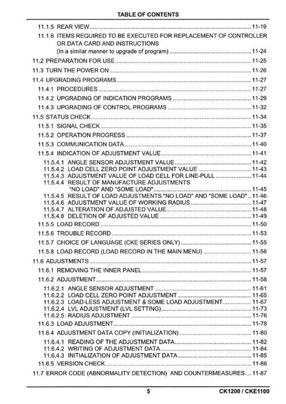 PDF - Kobelco Crawler Crane - CK1200 CKE1100 - Shop Manual - Workshop Service Repair Manual