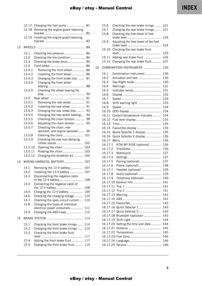 PDF - KTM 2020 - 390 Adventure - Service Workshop Repair Manual