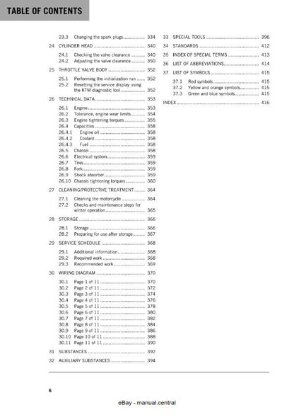 KTM 2018 - 790 Duke L - Service Workshop Repair Manual