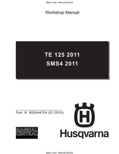Husqvarna 2011 - TE 125 SMS4 - Engine Service Workshop Repair Manual