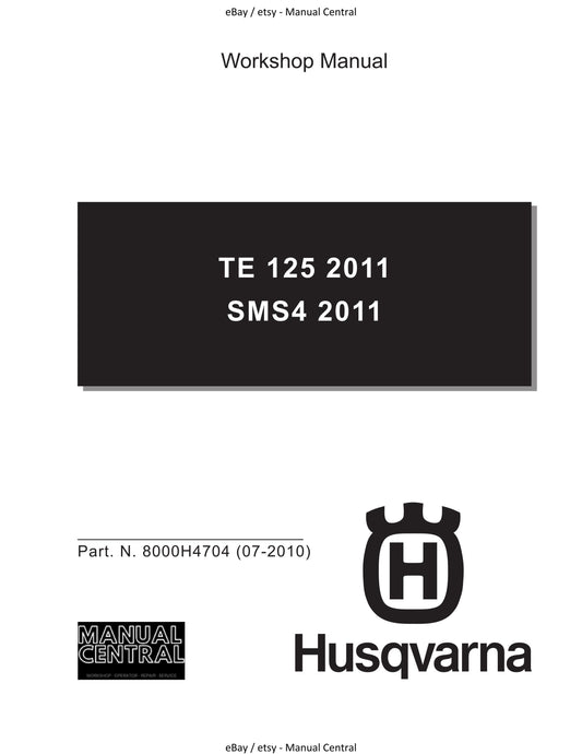 Husqvarna 2011 - TE 125 SMS4 - Engine Service Workshop Repair Manual