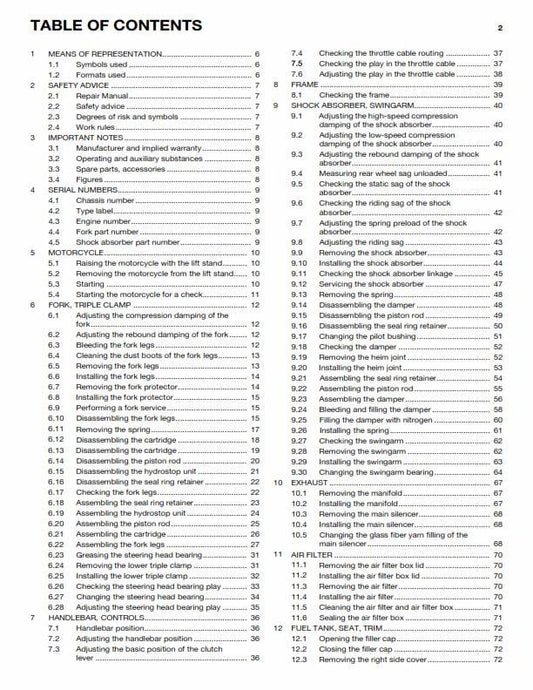 Husqvarna 2015 - FC 350 - Service Workshop Repair Manual