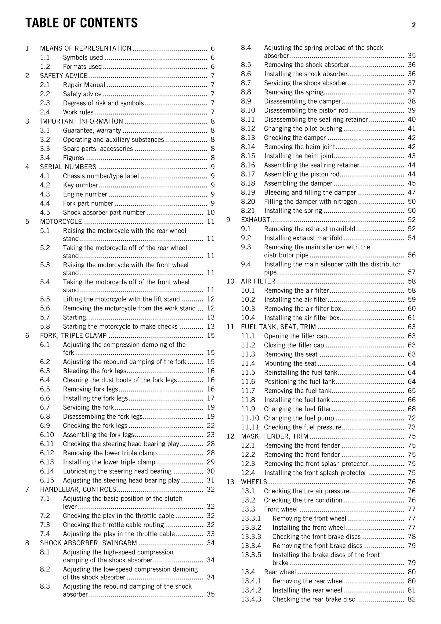 KTM 2012 - 990 Supermoto R - Workshop Service Repair Manual